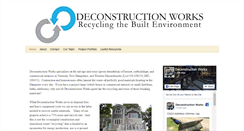 Desktop Screenshot of deconstructionworks.com